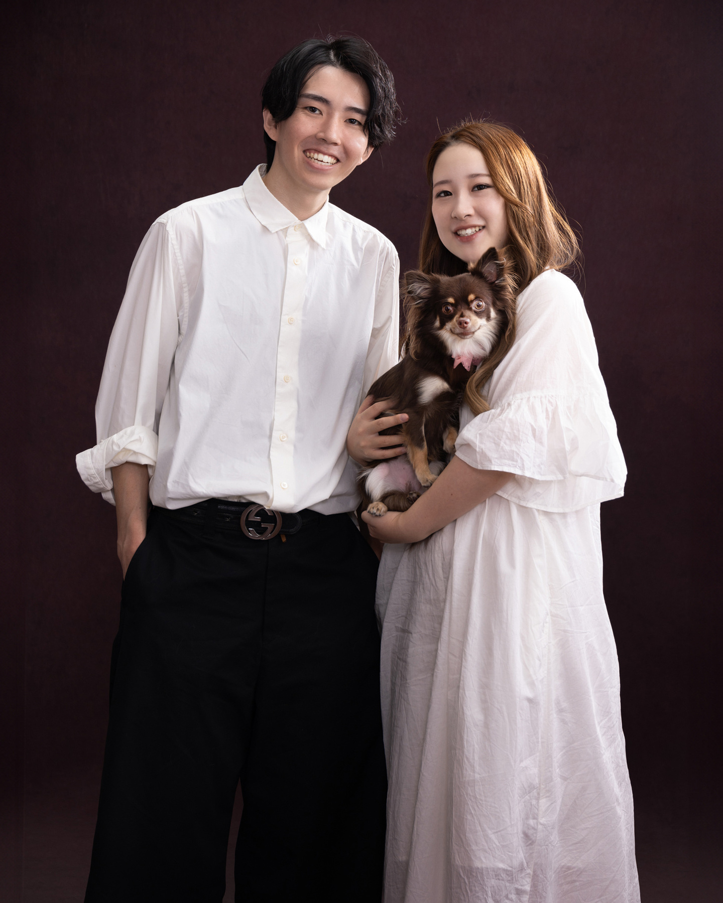 宮田写真館ペットと家族写真